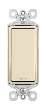 Legrand Radiant momentary contact switch, push button, 15A, 120V, 1 pole
