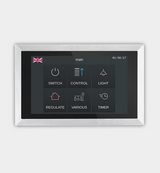 Touch_IT-AC4 - KNX 4.3" Capacitive Touchscreen with Room Controller, Aluminum Housing