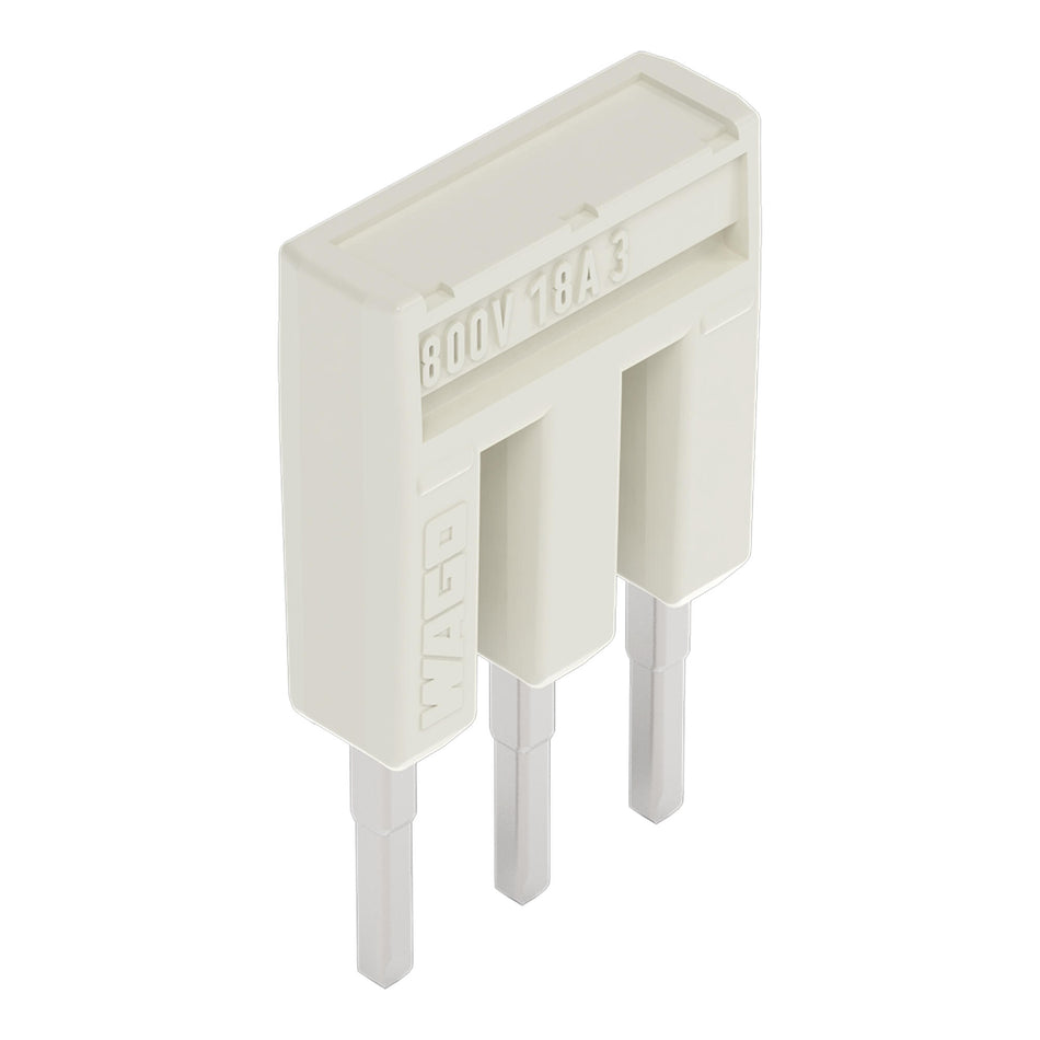 Push-in type jumper bar; light gray