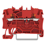 2202 Series through DIN rail mounted terminal block with push-button 2.5 mm² (22–12 AWG). Box of 10