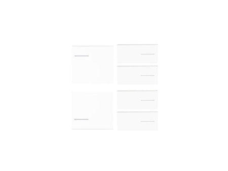Eelectron BK24PLL-4 Keypad Set 2x left, 4x right – Helvetia White Plastic
