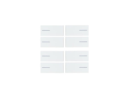 Eelectron BK08PLL-4 Keypad Set 8 pieces – Helvetia White Plastic