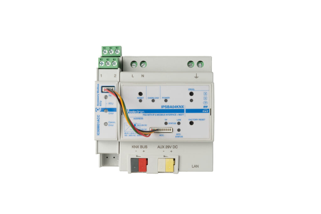 Eelectron IPSBA04KNX KNX Power Supply Secure 640 mA, with IP interface, MQTT, Modbus TCP