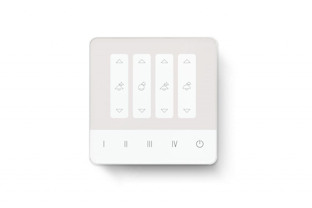 Lunatone DALI-2 Touchpanel 03 4 groups layout