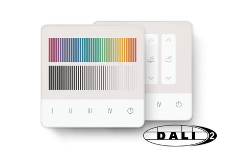 Lunatone DALI-2 Touchpanel glass layouts