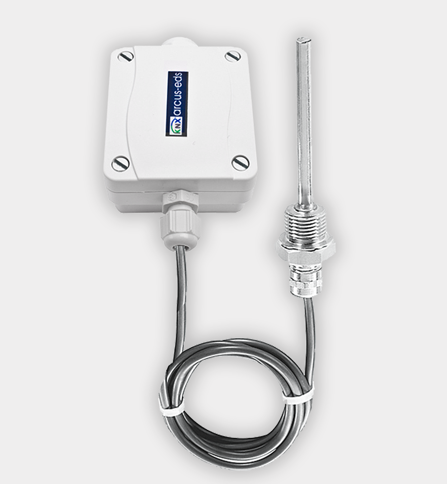 SK10-TC-ESTF - KNX Temperature Controller with G 1/2" Stainless Screw-In Probe, IP54/65