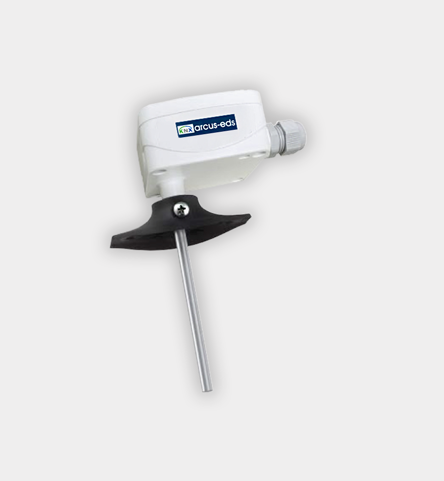 SK10-TC-KTF1 - KNX Duct Temperature Sensor with Controller, Stainless Probe, IP54/65