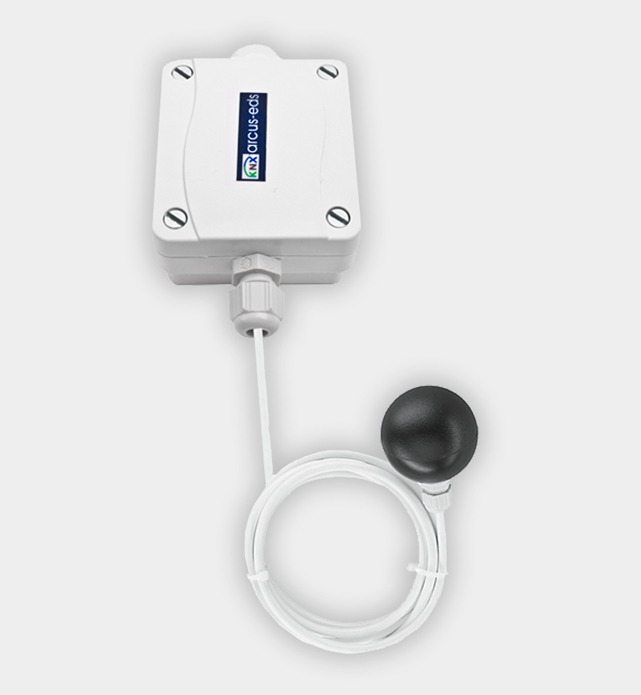 SK10-TC-RPTF2 - KNX Radiant Temperature Controller with Pendulum Black-Globe Probe, IP54/65