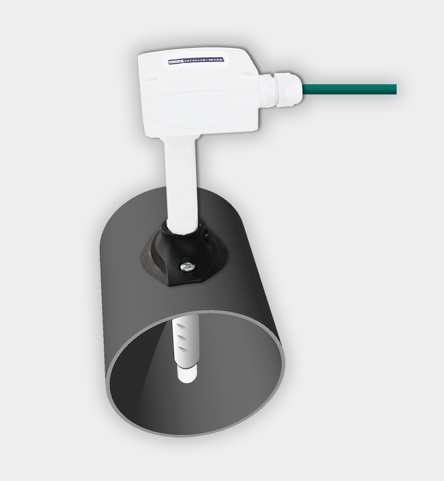SK10-THC-KFF - KNX Duct Temperature/Humidity Sensor with Controller, IP54/65
