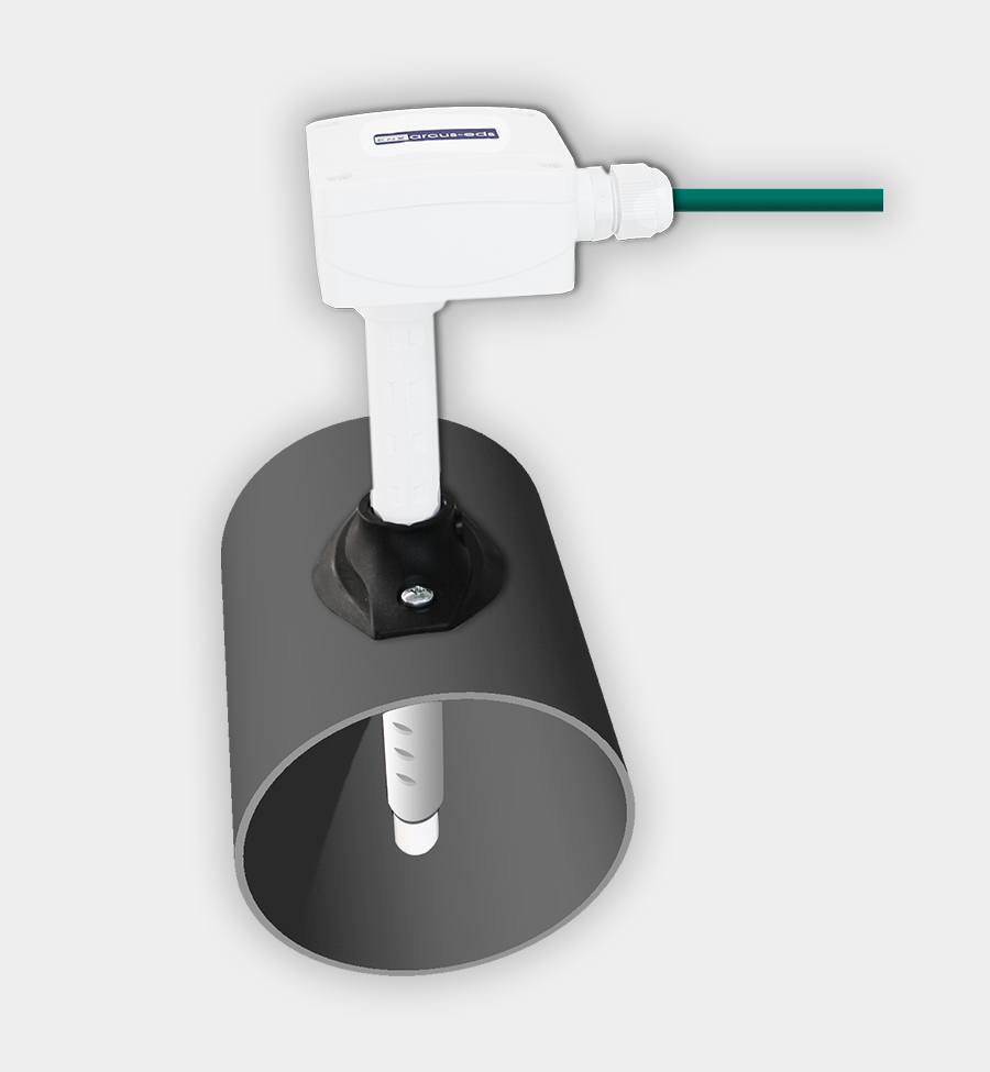 SK10-THC-VOC-KF - KNX Duct Sensor for Temperature, Humidity and VOC with Controller