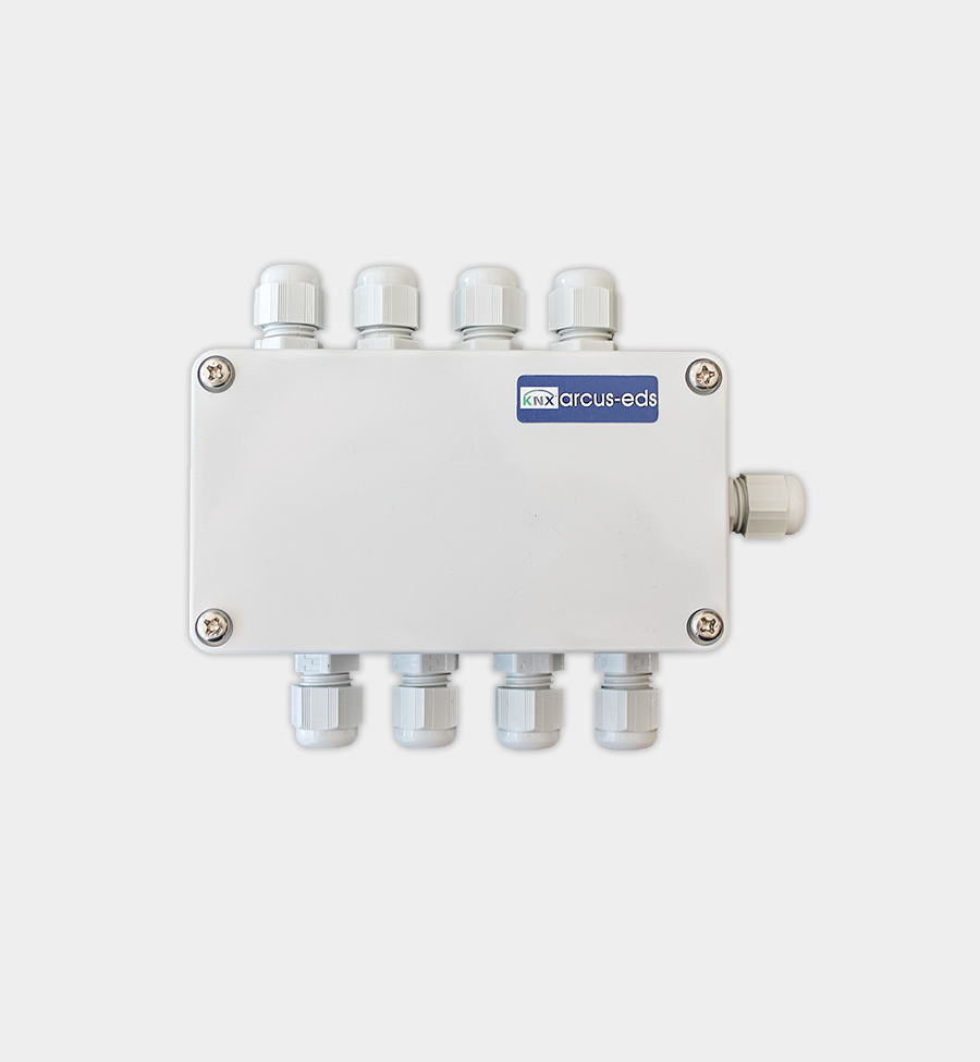 SK08-T8-PT500 - KNX 8-Channel PT500 Temperature Measuring and Control Unit, IP54/65