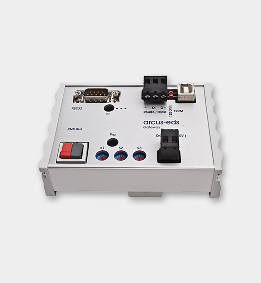 KNX-GW2-DMX-6TE - KNX to DMX512 Gateway, 512 Channels, 6-Module DIN Rail