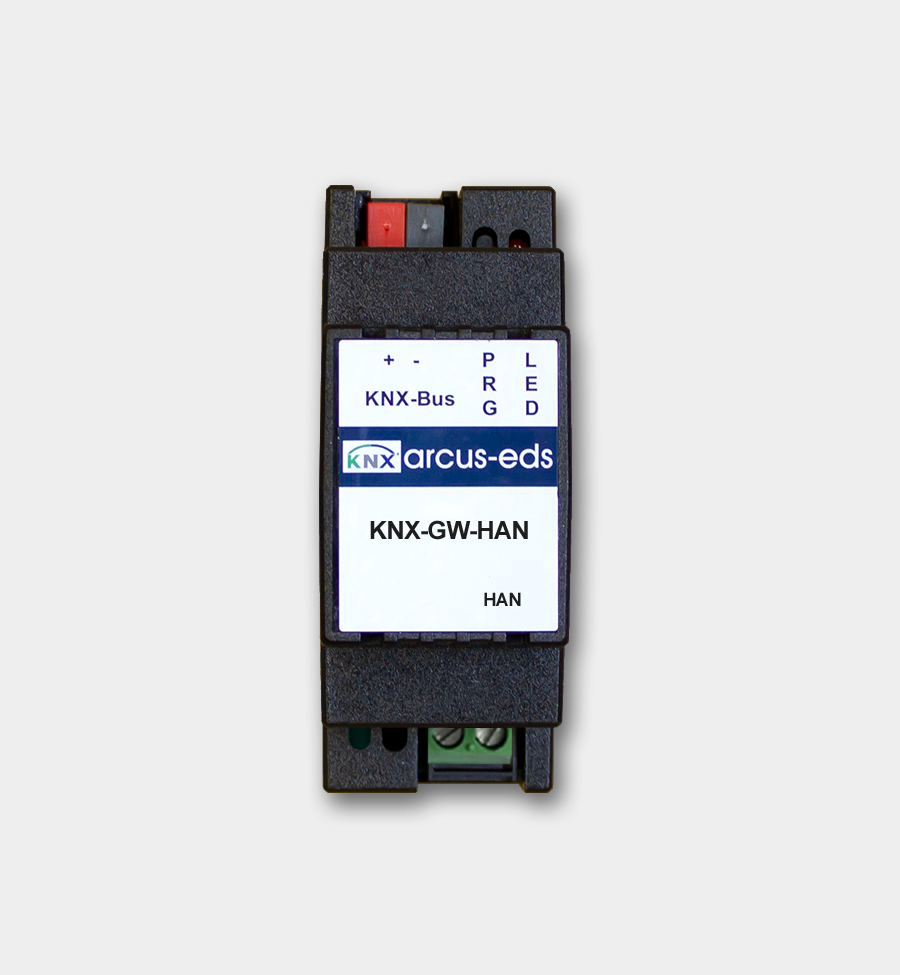 KNX-GW-HAN-MBUS-REG - KNX Gateway for Smart Meter HAN Port, DIN Rail