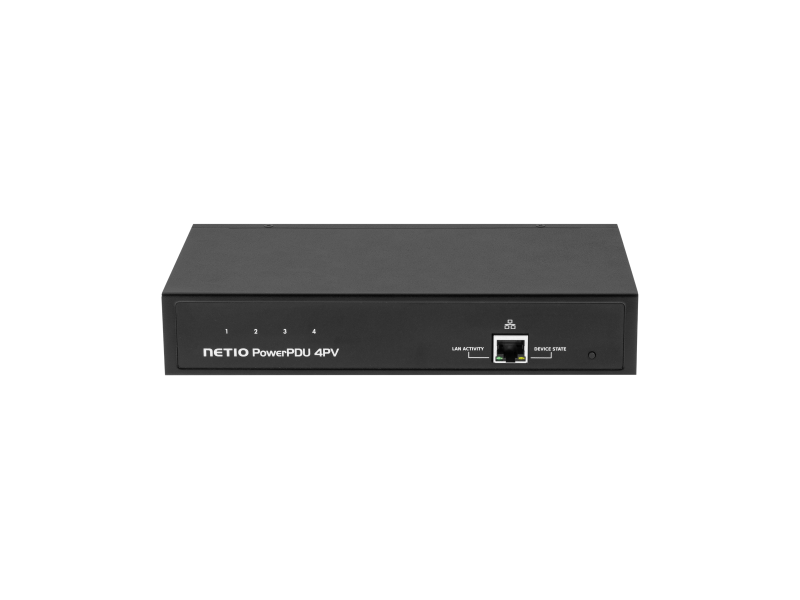 NETIO PowerPDU 4PV smart PDU with 4 switched powerCON outlets