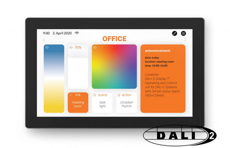 Lunatone DALI-2 Display 7 inch black