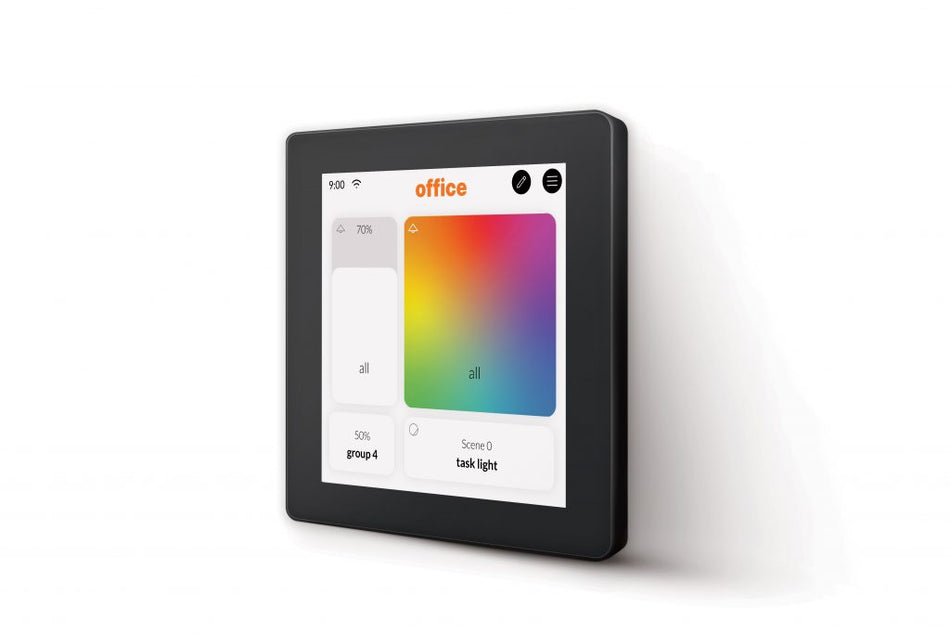 Lunatone DALI-2 Display 4 inch black side view