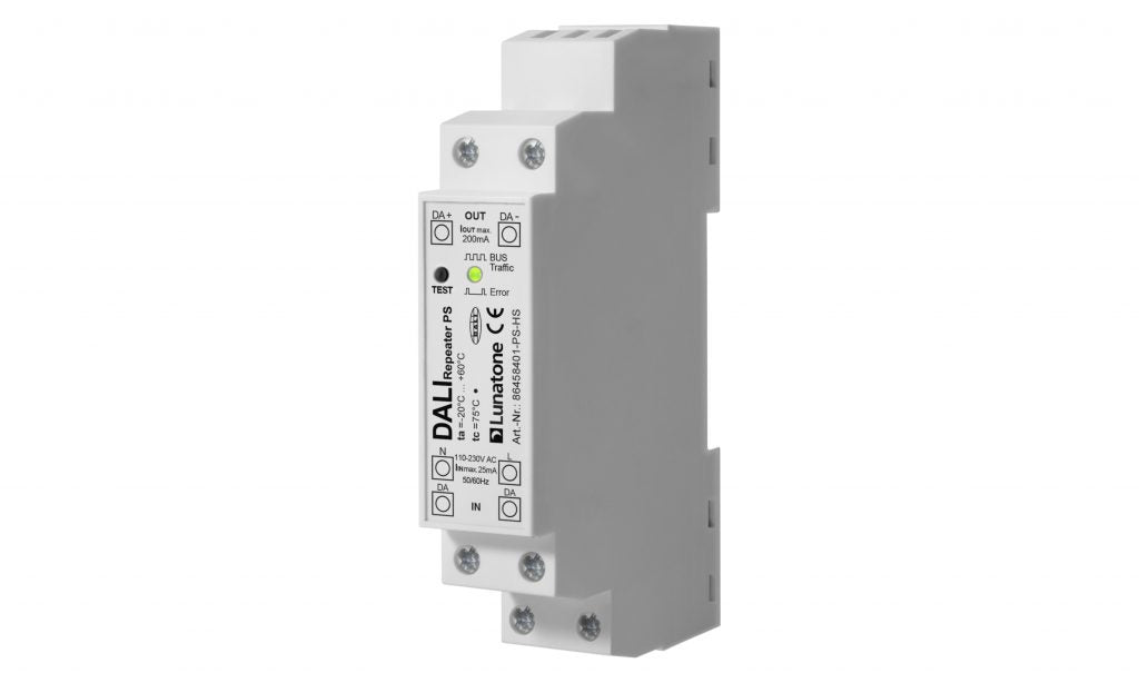 DALI Repeater mit PS 200mA  DIN Rail