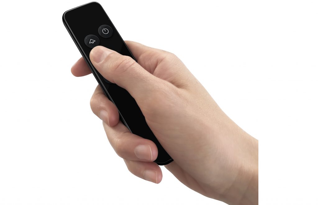 Lunatone wDALI-2 Extra Long Range Remote in hand