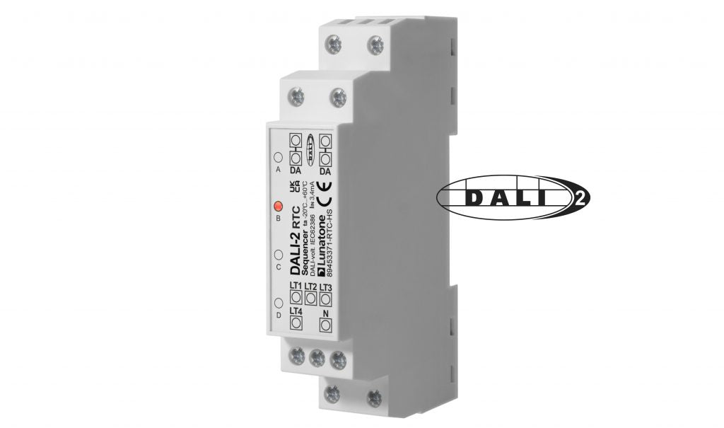 Lunatone DALI-2 RTC Sequencer DIN Rail