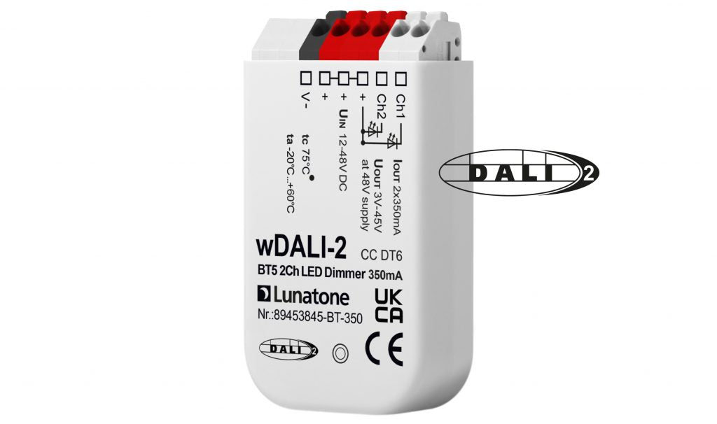 Lunatone wDALI-2 BT5 2Ch LED Dimmer module