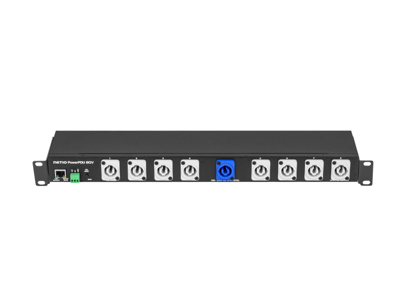 NETIO PowerPDU 8QV 1U rack PDU with 8 powerCON outlets