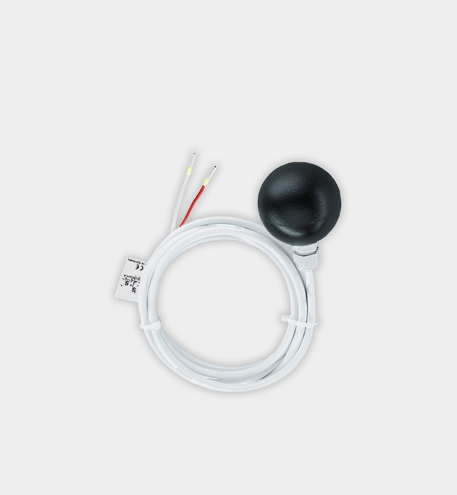 RPTF2-PT1000 - PT1000 Pendulum Globe Temperature Sensor, 50 mm Black Sphere