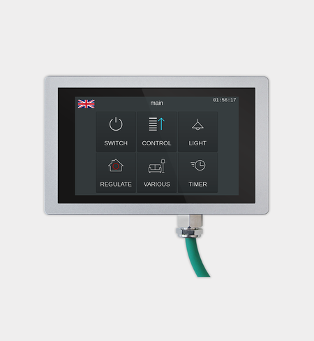 Touch_IT-AC4 IP65 - KNX 4.3" Capacitive Touchscreen in IP65 Aluminum Housing