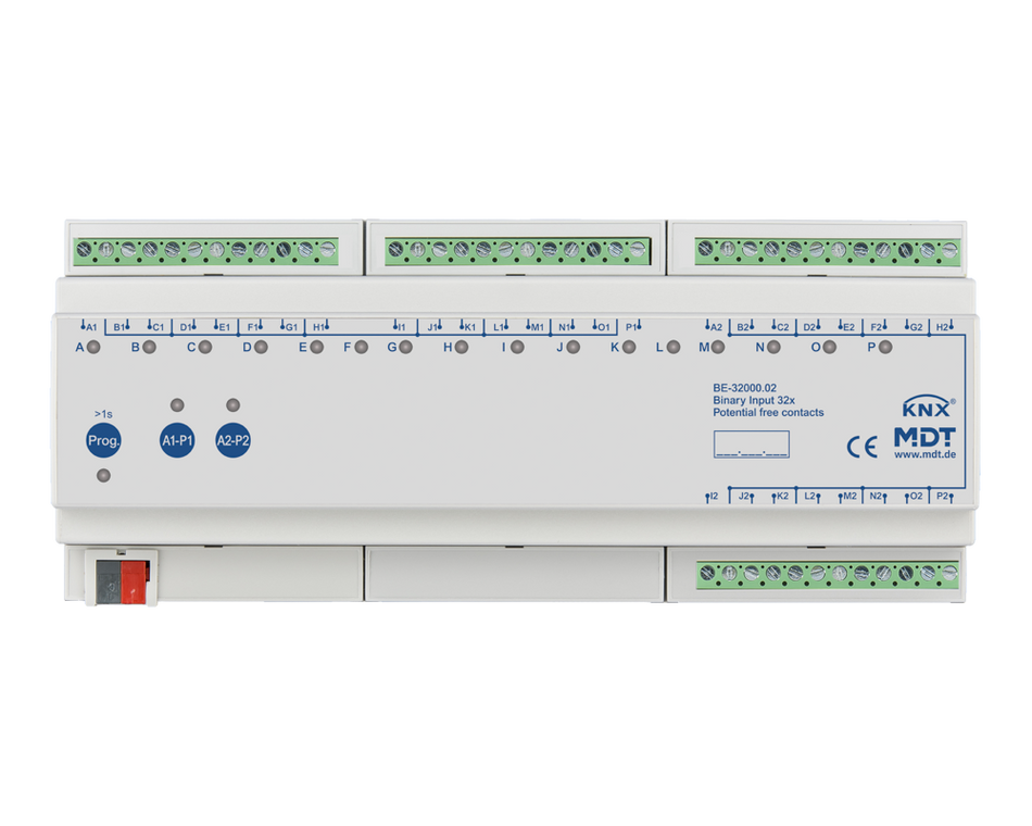 KNX Binary Input 32-channel, 12 SU MDRC, Potential free version