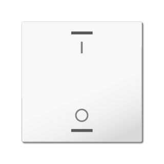 MDT Rocker for the KNX Push Button Light 55 1 gang, white glossy finish, switch