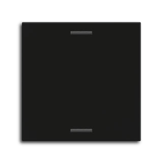 MDT Rocker for the KNX Push Button Light 55 1 gang, Black matt, neutral