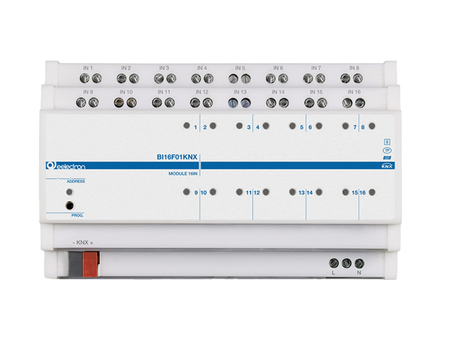 Eelectron BI16F01KNX KNX potential-free binary input 16-speed