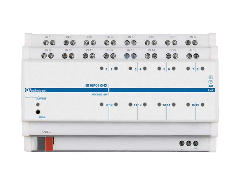 Eelectron BI16F01KNX KNX potential-free binary input 16-speed