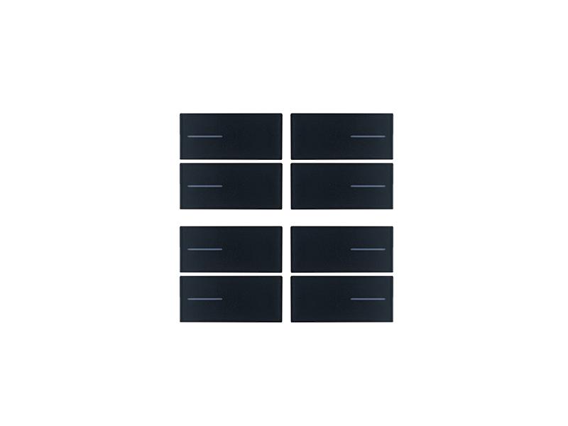 Eelectron BK08PLL-3 Keypad Set 8 pieces – Black plastic