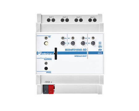 Eelectron BO04F01KNX-SD KNX switching actuator plus 4x, SD card
