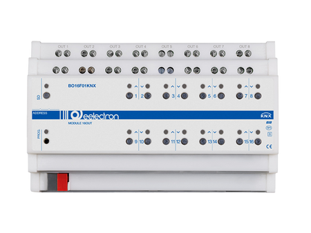 Eelectron BO16F01KNX KNX switching actuator plus 16-speed