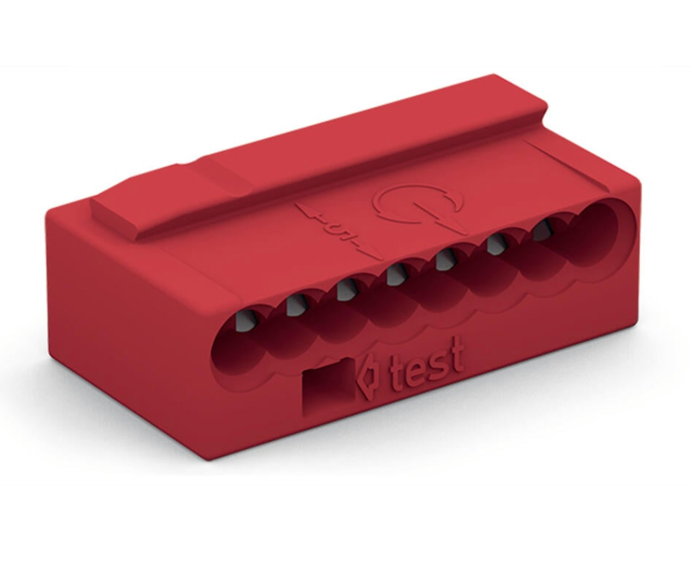 Push wire® splicing connector, 243 Series, red (100 units)
