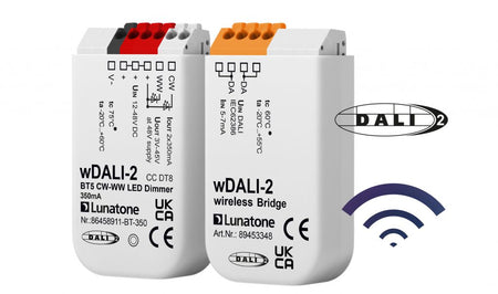 Lunatone wDALI-2 BT5 CW-WW LED Dimmer 350mA CC DT8
