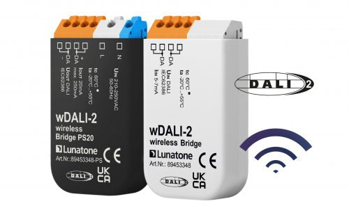 Lunatone wDALI-2 Bluetooth 5 wireless Bridge and PS20