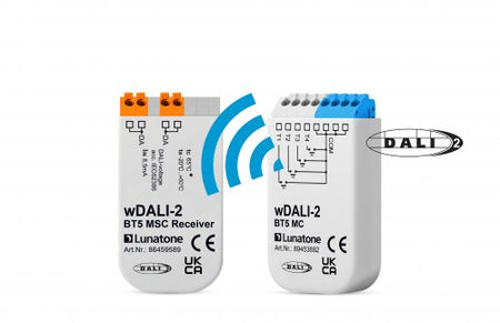 Lunatone wDALI-2 BT5 MC push button coupler with MSC Receiver