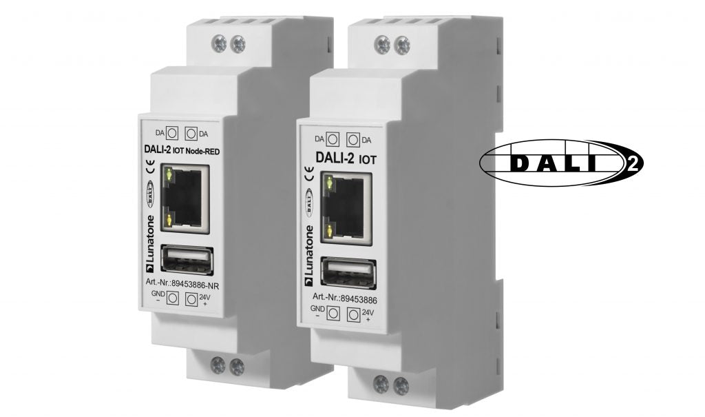 Lunatone DALI-2 IoT Gateway and Node-RED version