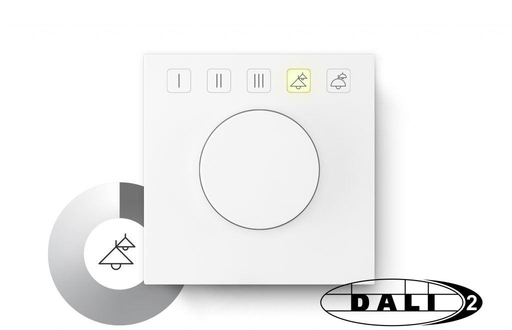 Lunatone DALI-2 ROT Touch L1 5 keys groups and scenes