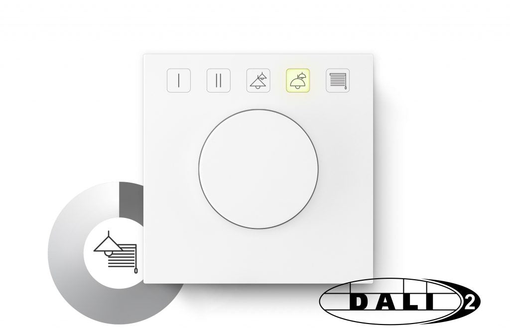 Lunatone DALI-2 ROT Touch L2 5 keys groups scenes blinds