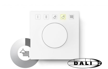 Lunatone DALI-2 ROT Touch L2 5 keys groups scenes blinds