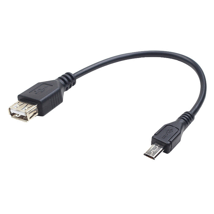 USB 2.0 cable, micro B/M - A/F