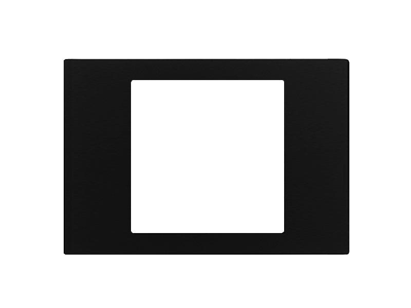 Eelectron PO71A03PL-3 Cover Frame 3M - 71 Painted Plastic Black