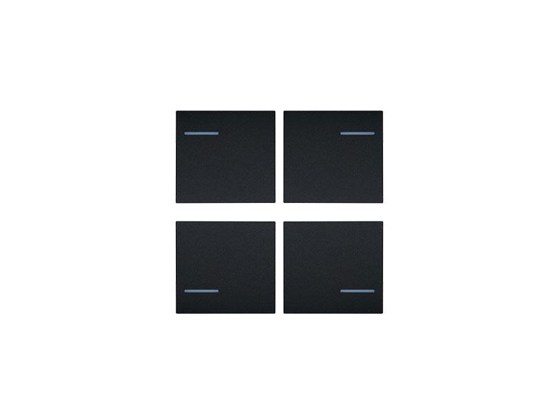 Eelectron BK04FX-0720 Keypad 4 pieces – Fenix ​​Black 0720