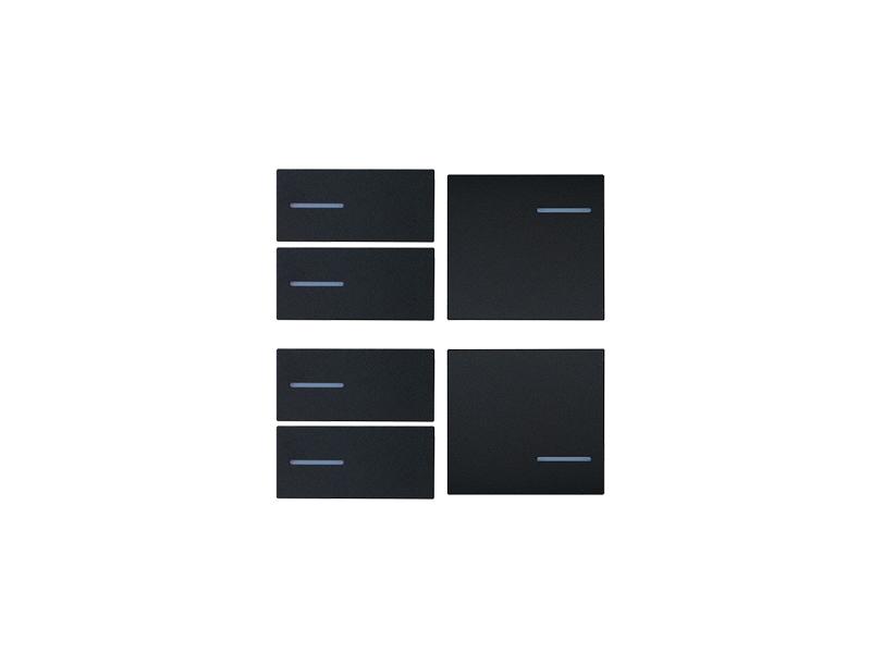 Eelectron BK42FX-0720 Keypad Set 4x left, 2x right – Fenix ​​Black 0720