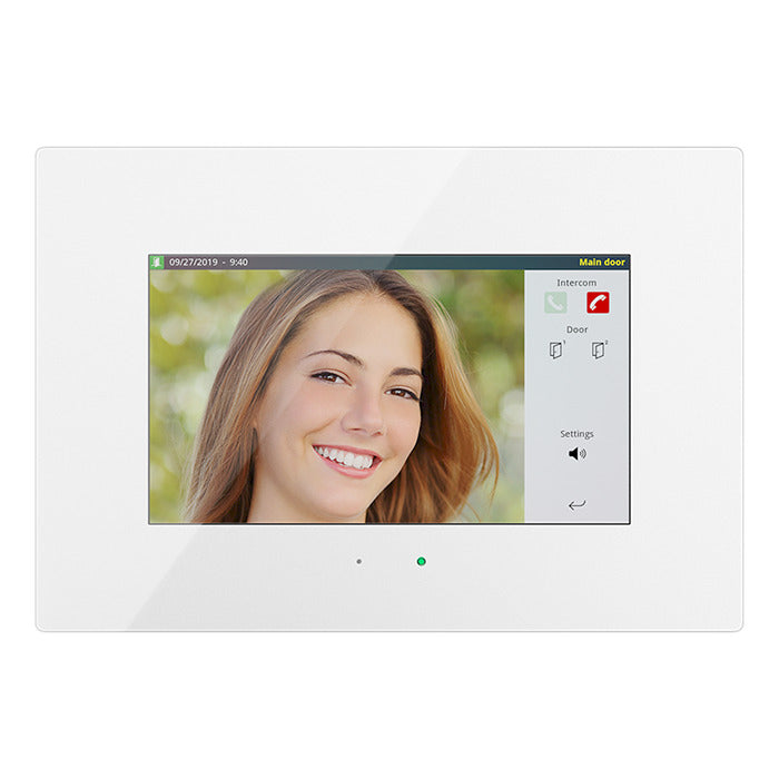 HC3-KNX 7" Touch panel, GLASS white