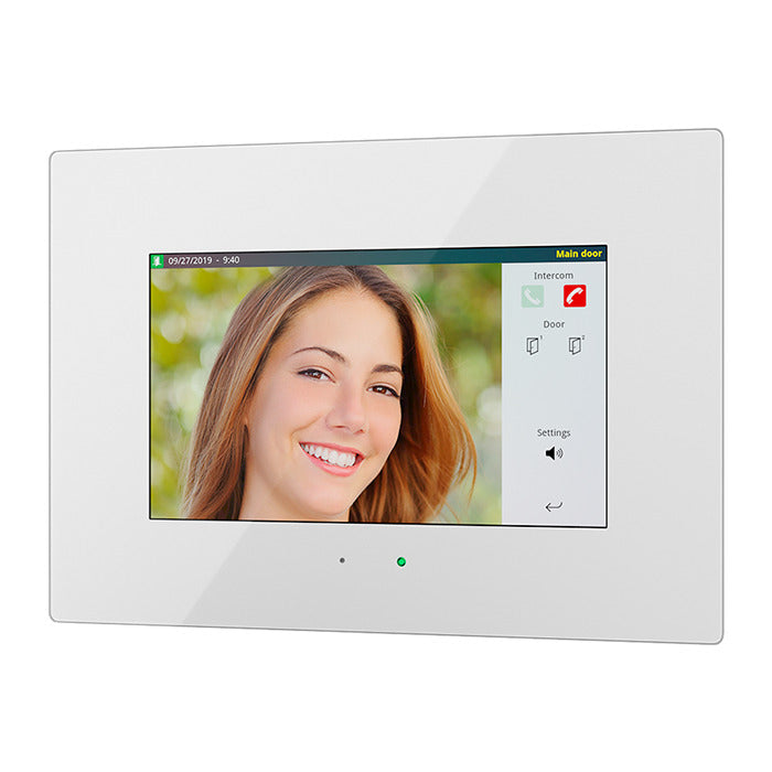 HC3-KNX 7" Touch panel, GLASS white