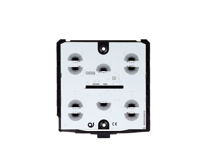 Eelectron CS10A01KNX-3-3M capacitive KNX touch sensor 3-module – black